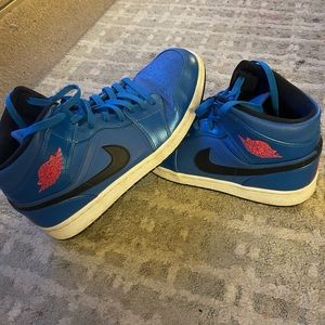 (Sport Blue) Nike Air Jordan 1s Mid